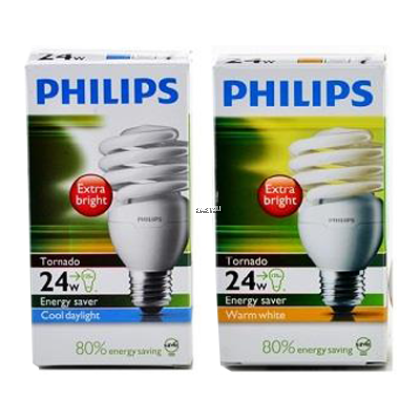 PHILIPS TORNADO 24W E27 220-240V 6500K COOL DAYLIGHT