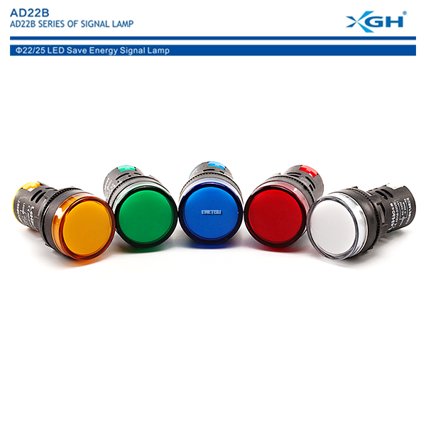 XGH AD22B22BS (YELLOW) PILOT LIGHT WATERPROOF LED INDICATOR
