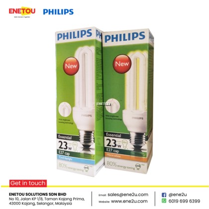 PHILIPS ESSENTIAL 23W (ENERGY SAVER) E27 220-240V 2700K