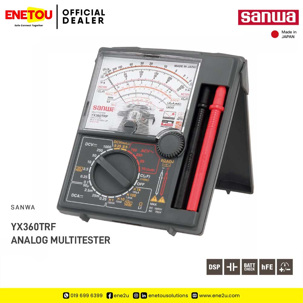 SANWA YX360TRF ANALOGUE MULTIMETER