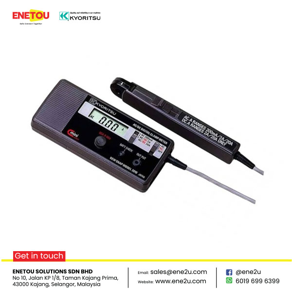 KYORITSU 2010 LOW VOLTAGE AC/DC DIGITAL CLAMP METER 20A