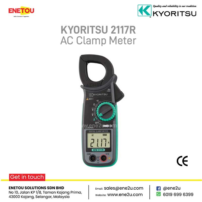 Ene2u.com | KYORITSU 2117R AC CLAMP METER